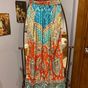 NWT - True Colors by LA Moda Paisley Pants